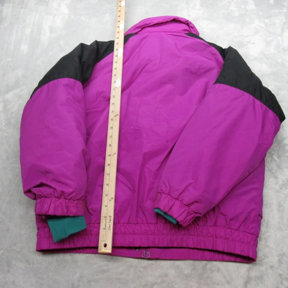 Columbia Jacket Women Large Purple Insulated Removable Liner Reversible 3in1 VTG - Picture 13 of 16